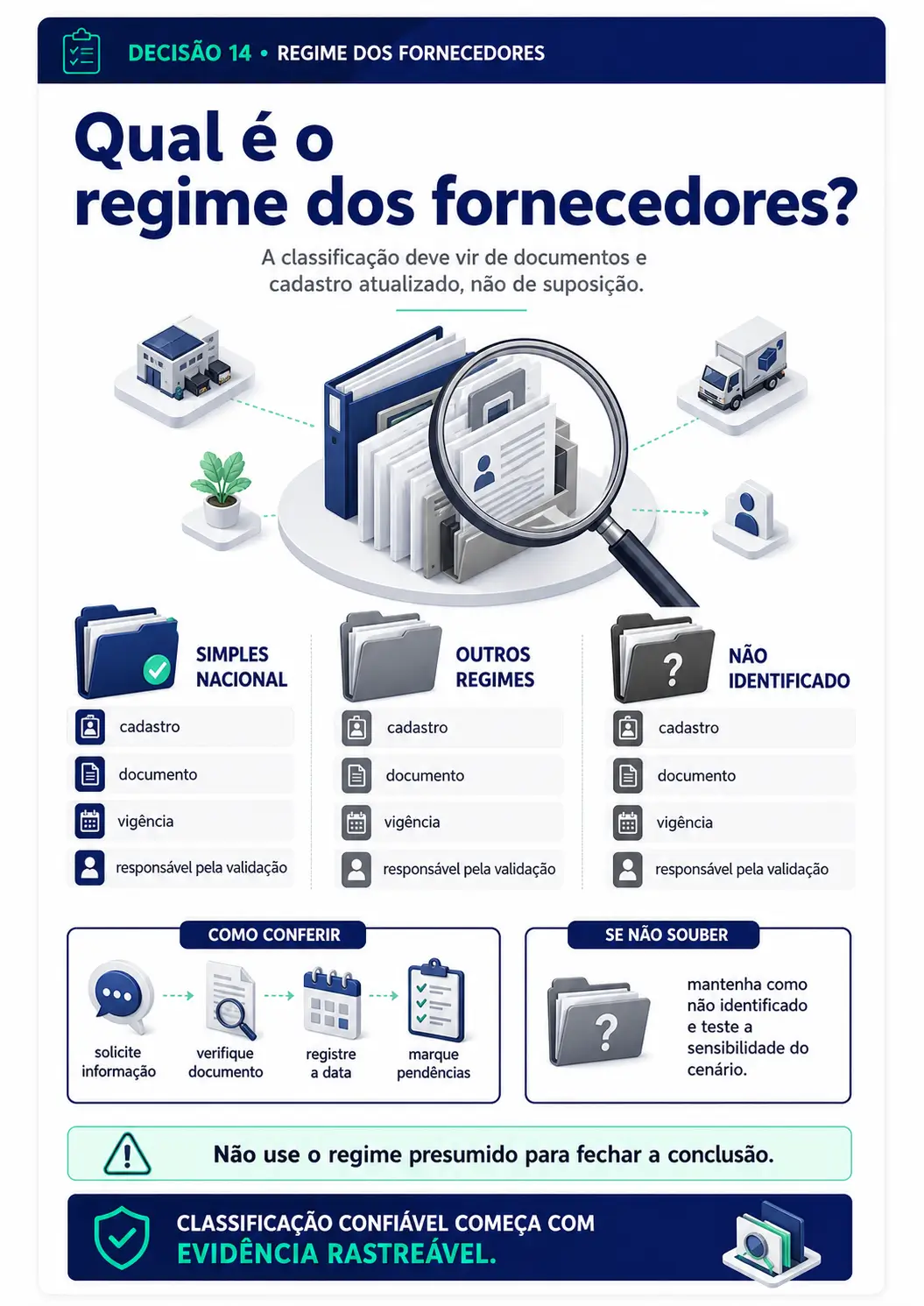 Prévia sobre o regime dos fornecedores
